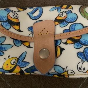 Dooney & Bourke Bumble Bee print Wristlet